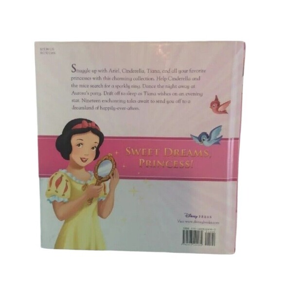 Disney Book Princess Bedtime Stories Cinderella Beauty Beast Collection Child - Picture 2 of 12